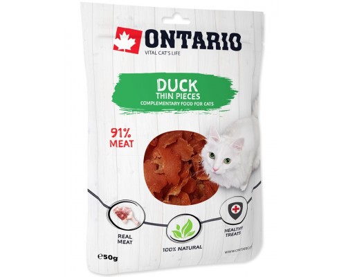 Лакомство для кошек Тонкие кусочки из утки