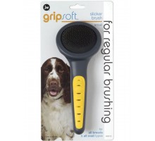 Grip Soft Slicker Brush Small щетка-пуходерка для собак жесткая маленькая