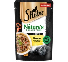 Sheba Nature's Collection Индейка с курицей и паприкой