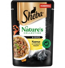 Sheba Nature's Collection Индейка с курицей и паприкой