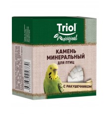 Камень минеральный Triol Original «Шишка» для птиц с ракушечником