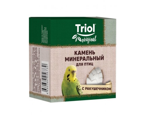 Камень минеральный Triol Original «Шишка» для птиц с ракушечником