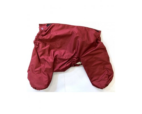 Комбинезон на среднего кобеля фокстерьера, утеплённый байкой