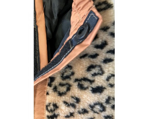 Комбинезон на стандартного кобеля таксы утепленный с мехом