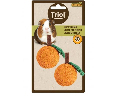 Набор игрушек для мелких животных из люфы "Абрикосы", серия NATURAL