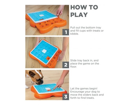 Игра-головоломка для собак Challenge Slider, 3 уровень сложности (продвинутый)
