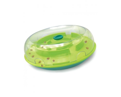 Раскачивающаяся миска-головоломка для медленного поедания корма Wobble Bowl для собак