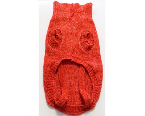 Свитер с люрексом, с воротом на 2 лапки