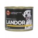 LАNDOR консервы для собак всех пород гусь с киноа