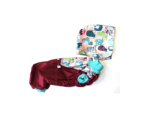 Комбинезон двухслойный "Тамплиер" на таксу девочку