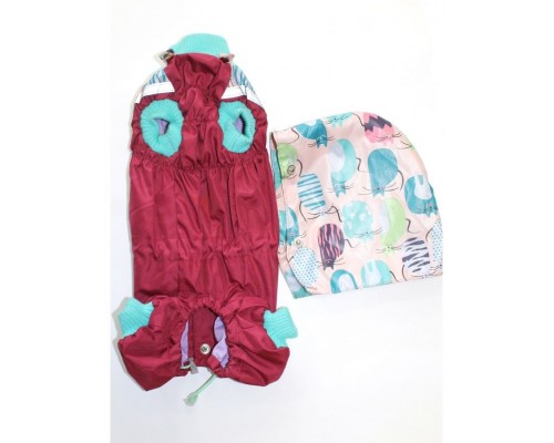 Комбинезон двухслойный "Тамплиер" на таксу девочку