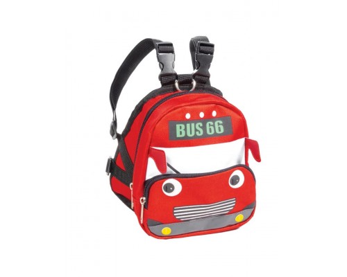 Рюкзак-шлейка MINI DOGS для собак мелких пород "Автобус", 140*120*75мм, обхват груди 400-500мм