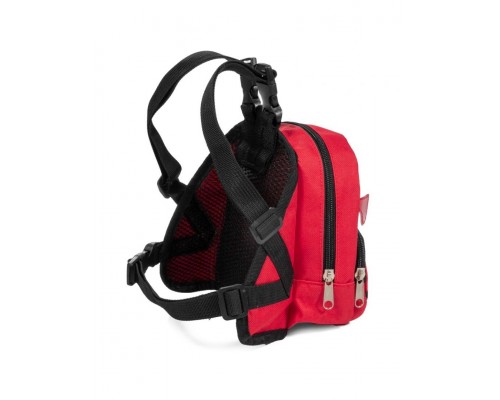 Рюкзак-шлейка MINI DOGS для собак мелких пород "Автобус", 140*120*75мм, обхват груди 400-500мм