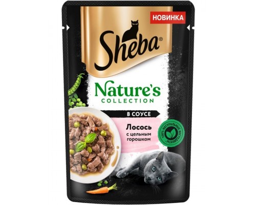 Sheba Nature's Collection Лосось с цельным горошком
