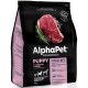 AlphαPet Superpremium Puppy c говядиной и рисом для щенков, беременных и кормящих собак средних пород