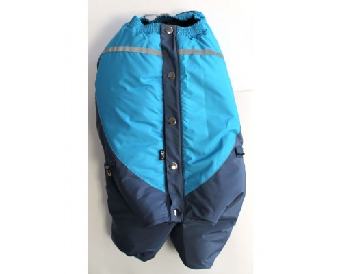 Комбинезон DogVille со светоотражающими полосами на мальчика французского бульдога, зима