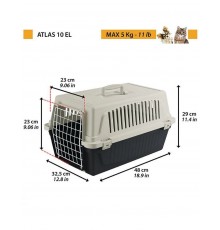 ATLAS 10 (EL 32,5*48*h29 см) переноска без аксессуаров для кошек и мелких собак до 5 кг