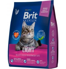 Brit Premium Light с курицей для кошек с избыточным весом