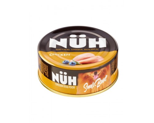 Беззерновой влажный корм для взрослых собак мелких пород, Цыплёнок