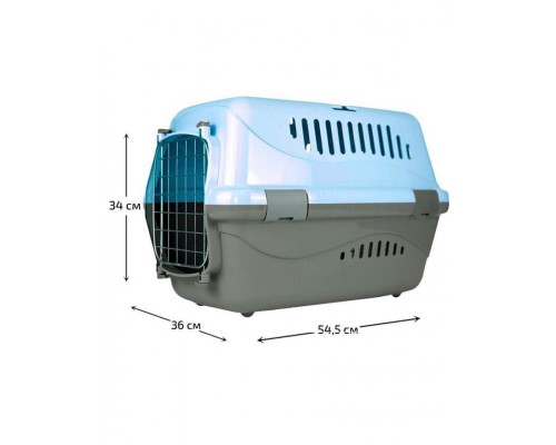 Переноска "Турне" 54,5*36*34см с металлической дверцей, без комплектации