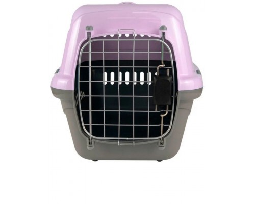 Переноска "Турне" 42*29,5*26см с авиа-замком, с металлической дверцей (коврик+ремень)