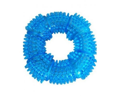 Игрушка для собак "Кольцо с шипами секционное" с пищалкой