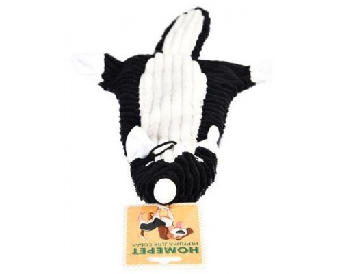 Игрушка для собак "Скунс", с пищалкой и шуршащим эффектом