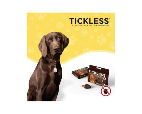 Ультразвуковой отпугиватель блох и клещей Tickless Pet, коричневый