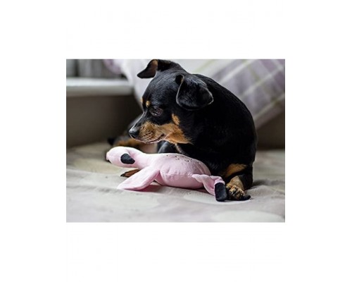 Эко-игрушка для собак мягкая ROSEWOOD "Фламинго"