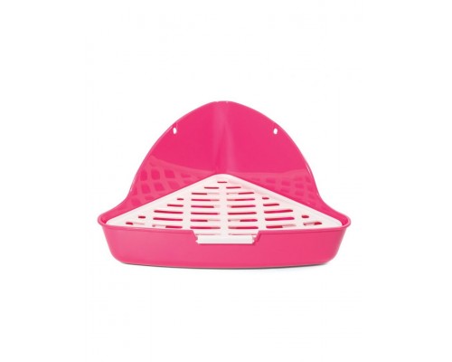 Туалет угловой с сеткой для грызунов и хорьков