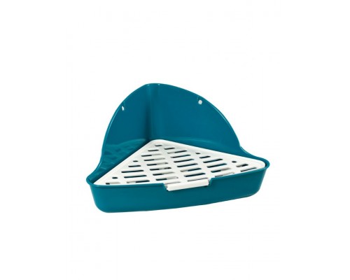 Туалет угловой с сеткой для грызунов и хорьков