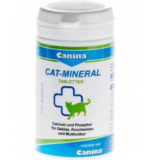 Canina Cat-Mineral Tabletten обеспечивает оптимальное развитие крепкого скелета и здоровых зубов