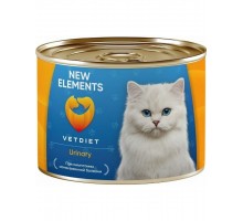 New Elements VETDIET Urinary Паштет из морской рыбы консервы для кошек