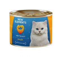 New Elements VETDIET Weight Паштет из морской рыбы и мяса консервы для кошек