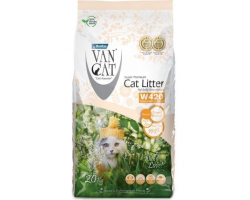 Комкующийся наполнитель "100% натуральный" без пыли (гранулы 2-4 мм)