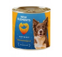 New Elements VETDIET Dermatological Паштет из морской рыбы консервы для собак