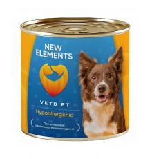 New Elements VETDIET Hypoallergenic Паштет из морской рыбы и мяса консервы для собак