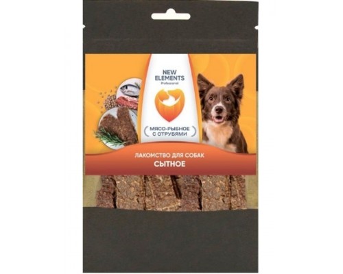 Лакомство для собак СЫТНОЕ мясо-рыбное с отрубями