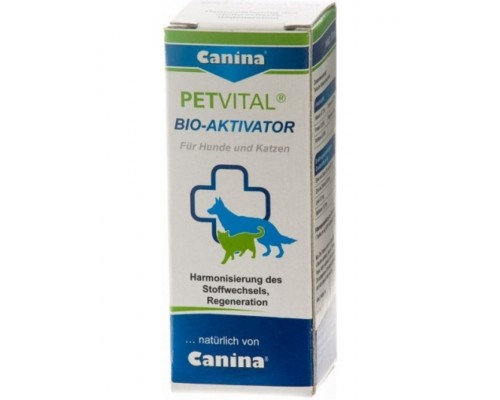 Canina Petvital Bio-aktivator нормализирует обмен веществ, поддерживает и восстанавливает основные функции