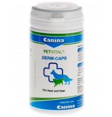 Canina Petvital Dеrm Caps способствует обеспечению дневной потребности в полиненасыщенных жирных кислотах