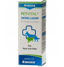 Canina Petvital Derm-Liquid (Дерм Ликвид) незаменимое средство при аллергиях и различных воспалениях кожного покрова