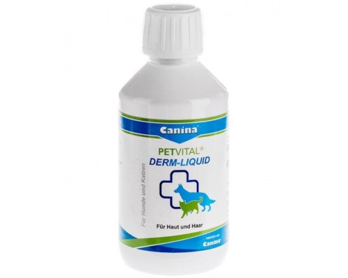 Canina Petvital Derm-Liquid (Дерм Ликвид) незаменимое средство при аллергиях и различных воспалениях кожного покрова