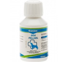 Canina Dog Fell Gel содержит биотин и цинк, необходимые для здоровой кожи, блестящей и яркой шерсти