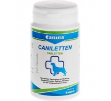 Canina Caniletten для роста костей, зубов и мышц, поддерживает обмен веществ, аппетит, пищеварение и пигментацию