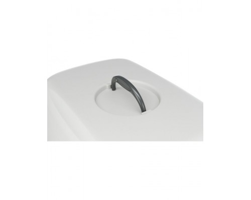 Туалет для кошек Vico с крышкой тёмно-серый/светло-серый