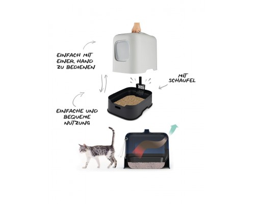 Туалет для кошек "Biala" 51*39,5*44,3см