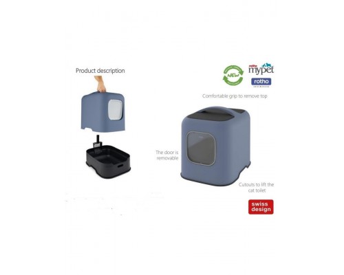 Туалет для кошек "Biala" 51*39,5*44,3см