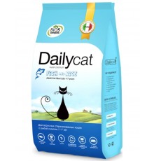 Dailycat Classic Line Adult Steri Lite Fish&Rice для взрослых стерилизованных кошек с рыбой и рисом