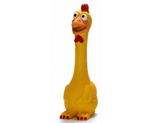 Игрушка для собак Homepet "Петух" с пищалкой 29,5 см