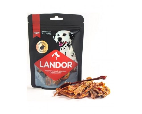 Лакомство LANDOR для взрослых собак всех пород (филе кролика)40 г